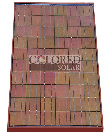 red solar panel